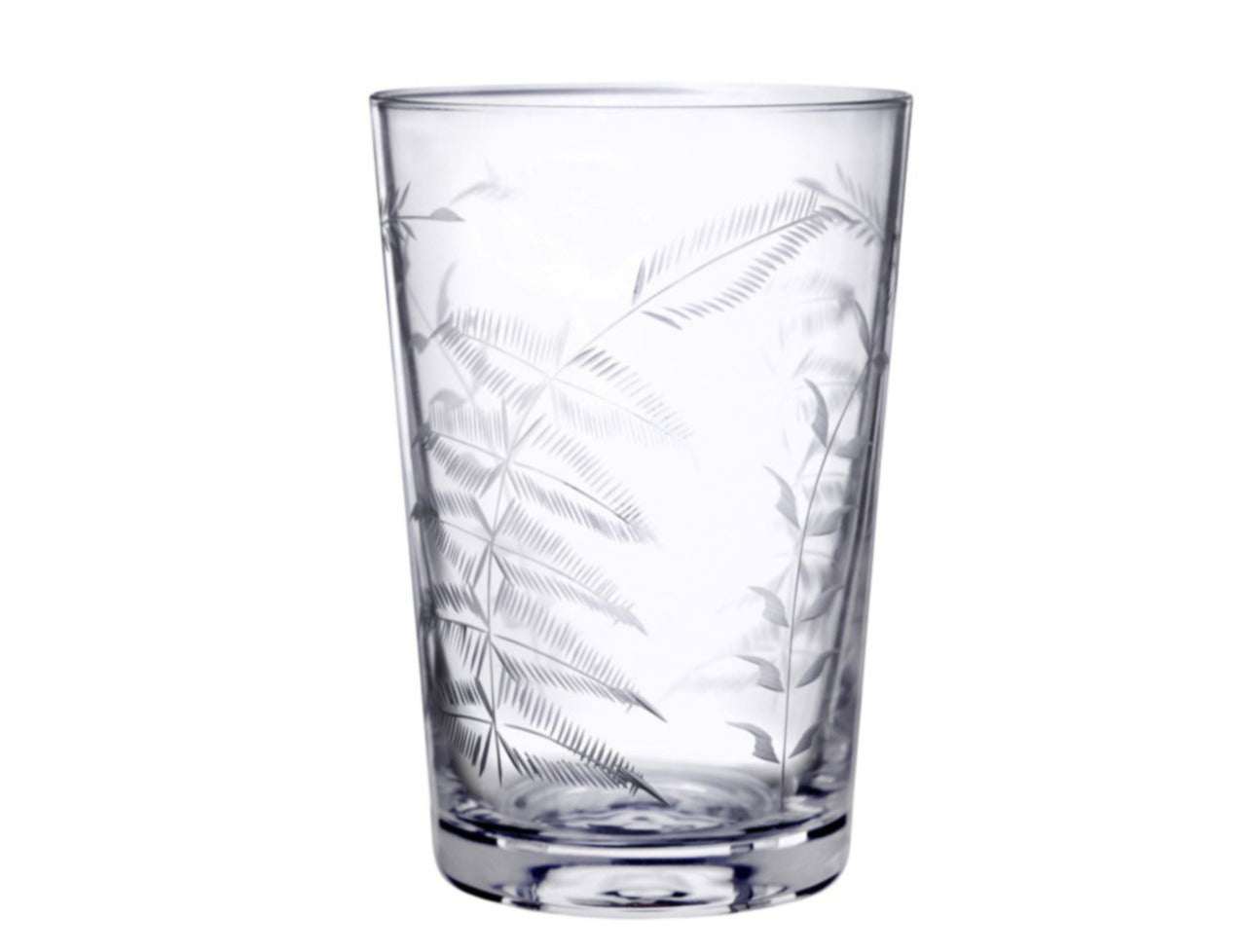 Crystal Tumblers with Fern Design – The Vintage List