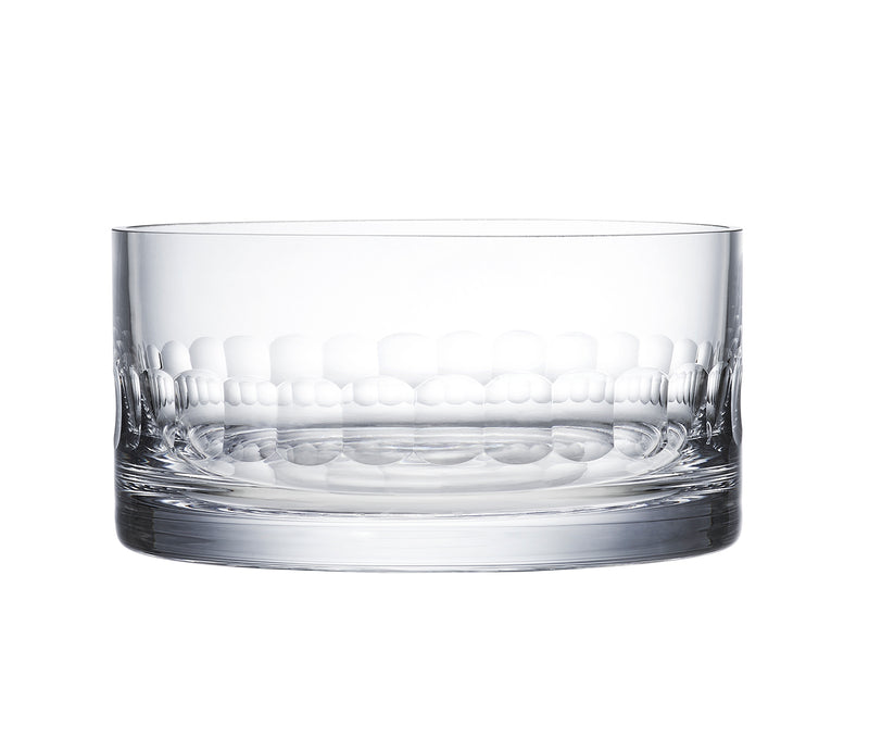 A Crystal Ice Bucket with Lens Design