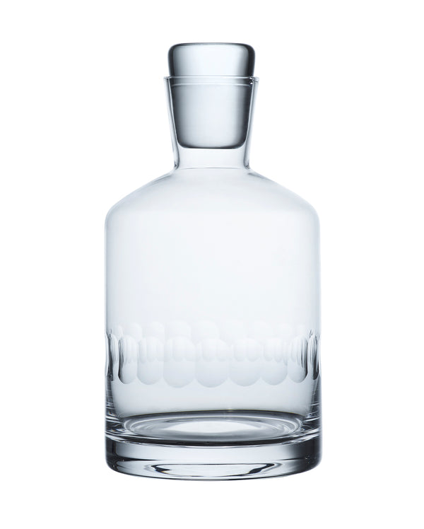 A Crystal Decanter with Lens Design