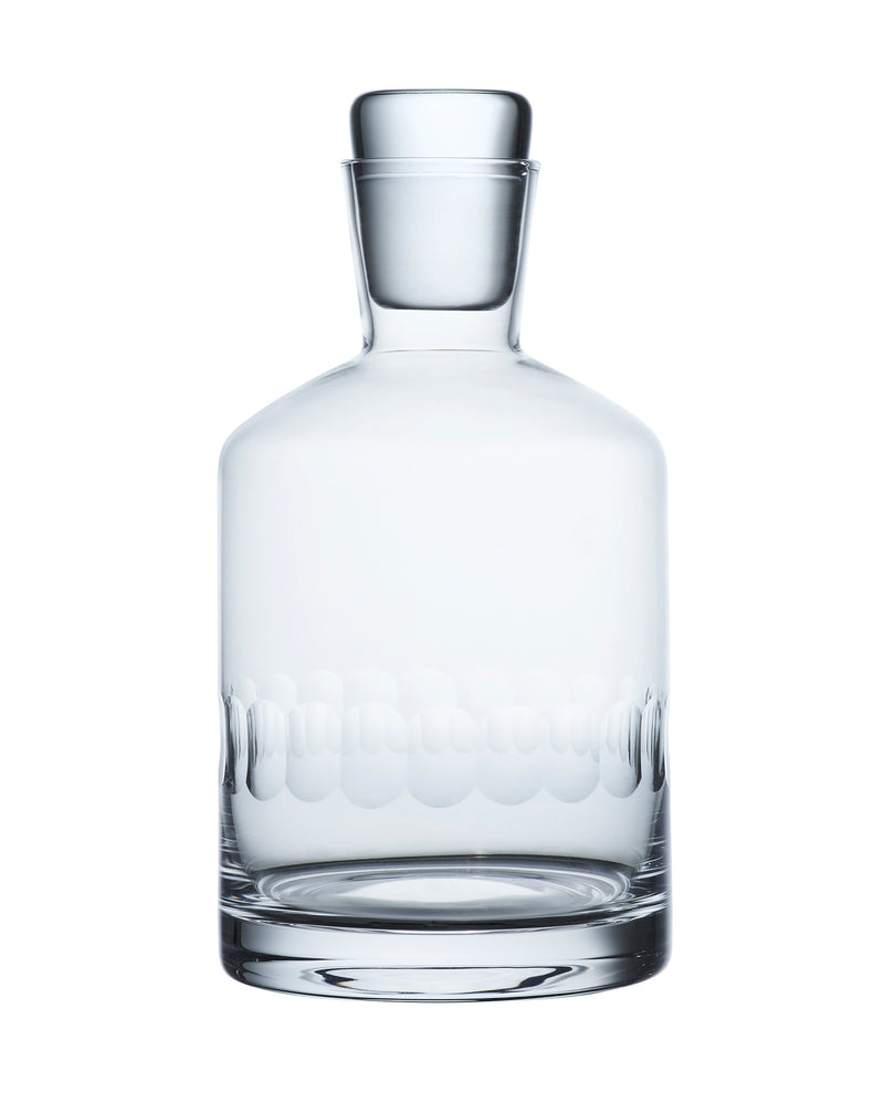 A Crystal Decanter with Lens Design