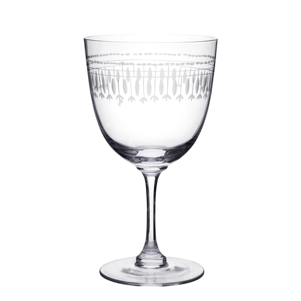 rose crystal cocktail glasses with ovals design – The Vintage List